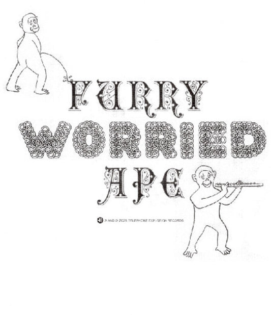 the album cover for Badge Epoch - Furry Worried Ape [Colored Vinyl] (Grn) [Download Included]
