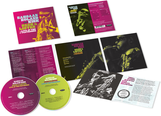 the album cover for Rahsaan Kirk  Roland - Seek & Listen: Live At The Penthouse