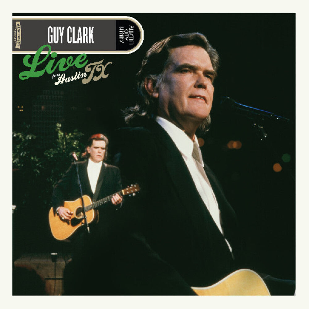 the album cover for Guy Clark - Live From Austin Tx [Colored Vinyl] (Gate) (Red)