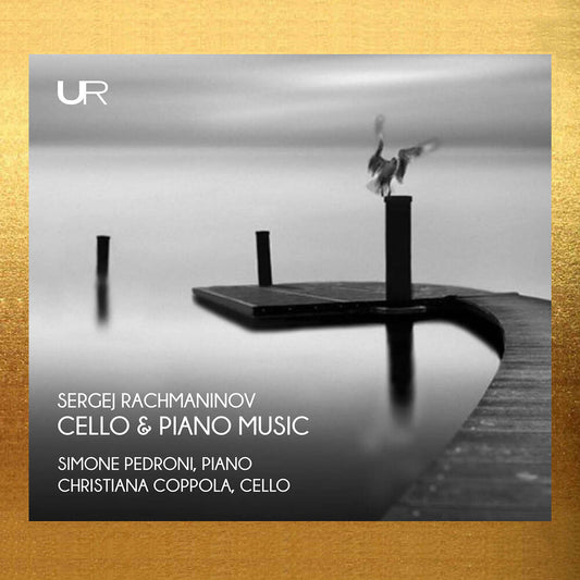 the album cover for Simone Pedroni - Rachmaninoff: Vc & Pno Music