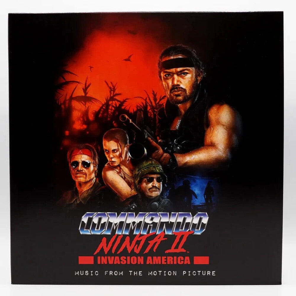 the album cover for Mc Lars (Colv) - Commando Ninja Ii: Invasion America - O.S.T.