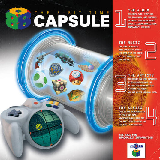 the album cover for Giovanni Rotondo  (Colv) - 8-Bit Time Capsule - O.S.T. [Colored Vinyl]