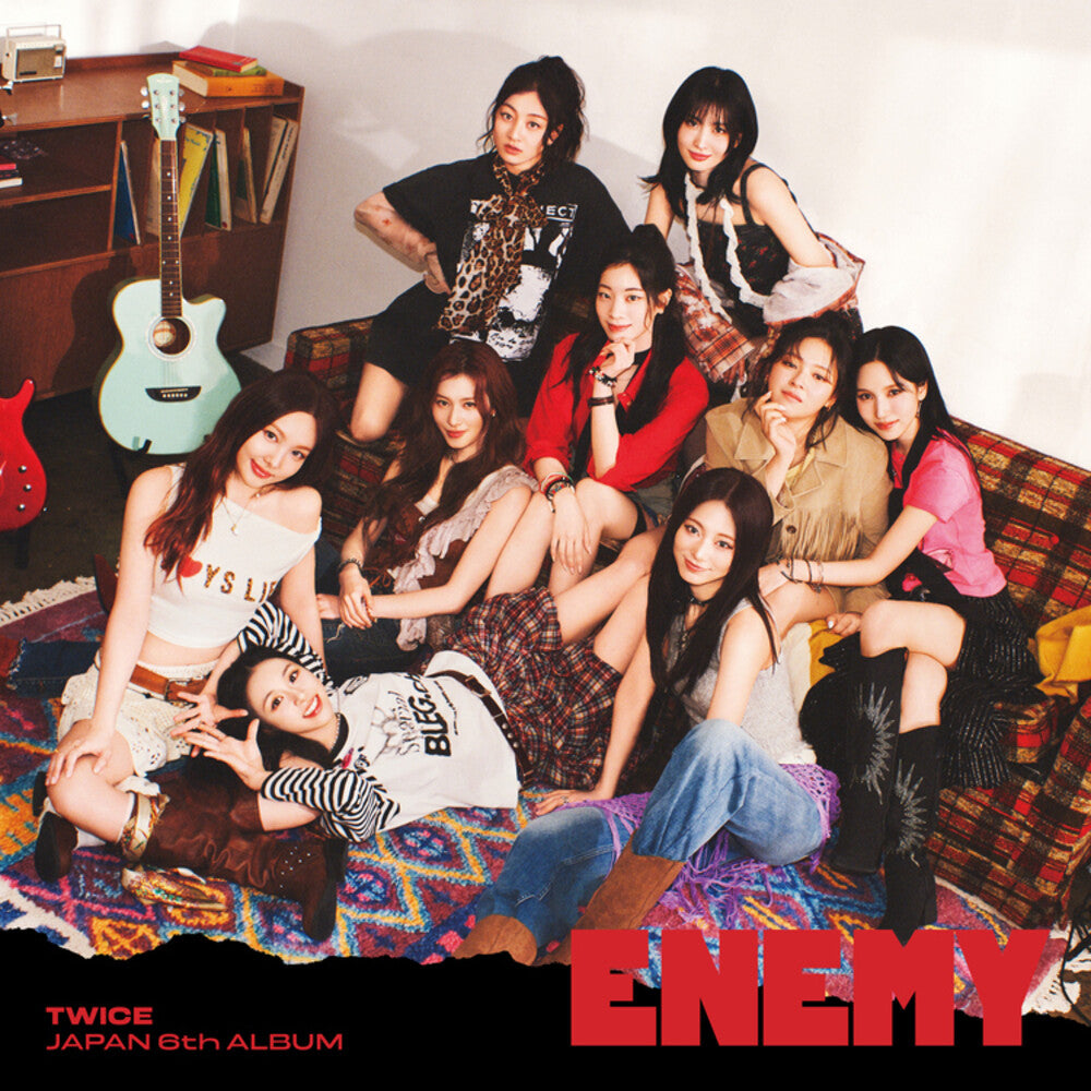 the album cover for TWICE - Enemy (Jewl)