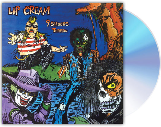 the album cover for Lip Cream - 9 Shocks Terror