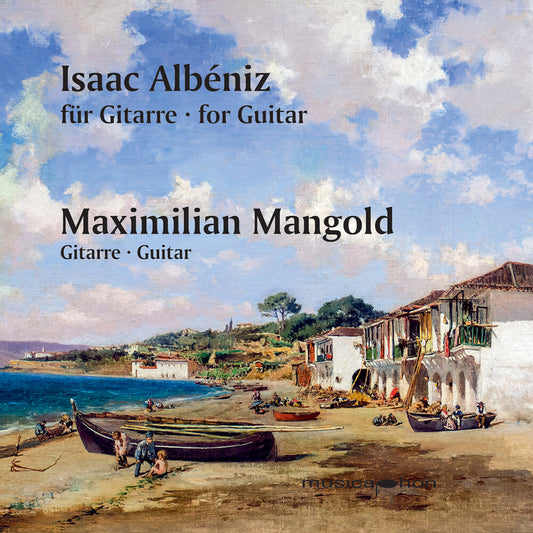 the album cover for Maximilian Mangold - Albeniz For Guitar