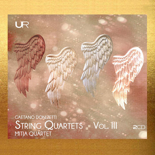 the album cover for Mitja Quartet - Donizetti: Str Quartets Vol. 3