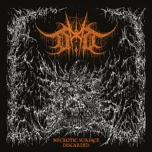 the album cover for Devoid Of Thought - Necrotic Surface Discarded
