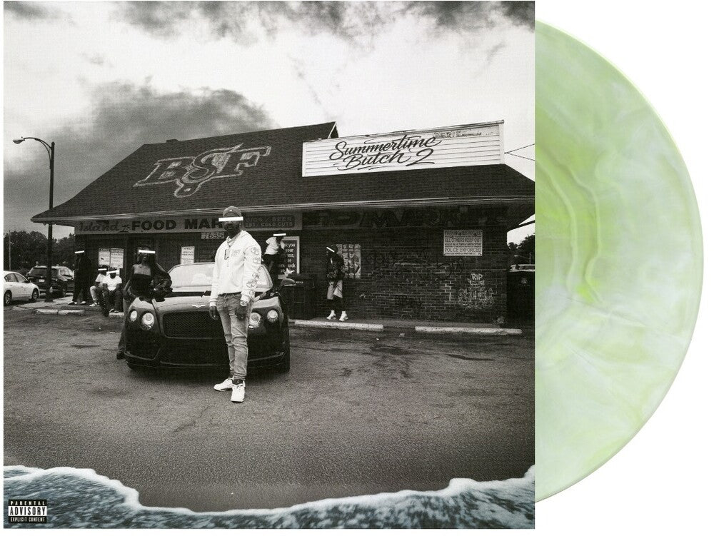 the album cover for Benny The Butcher - Summertime Butch 2 [Colored Vinyl] [Limited Edition] (Wht)