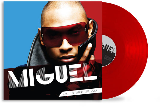 the album cover for Miguel - All I Want Is You