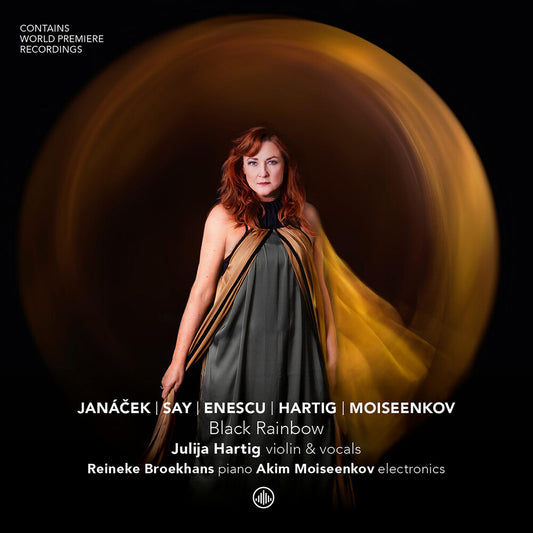 the album cover for Julija Hartig - Black Rainbow