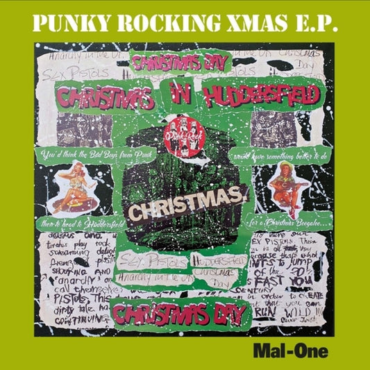 the album cover for Mal-One - Punky Rocking Xmas (Ep)