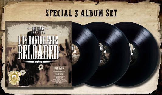 the album cover for Don Omar - Bandoleros Reloaded