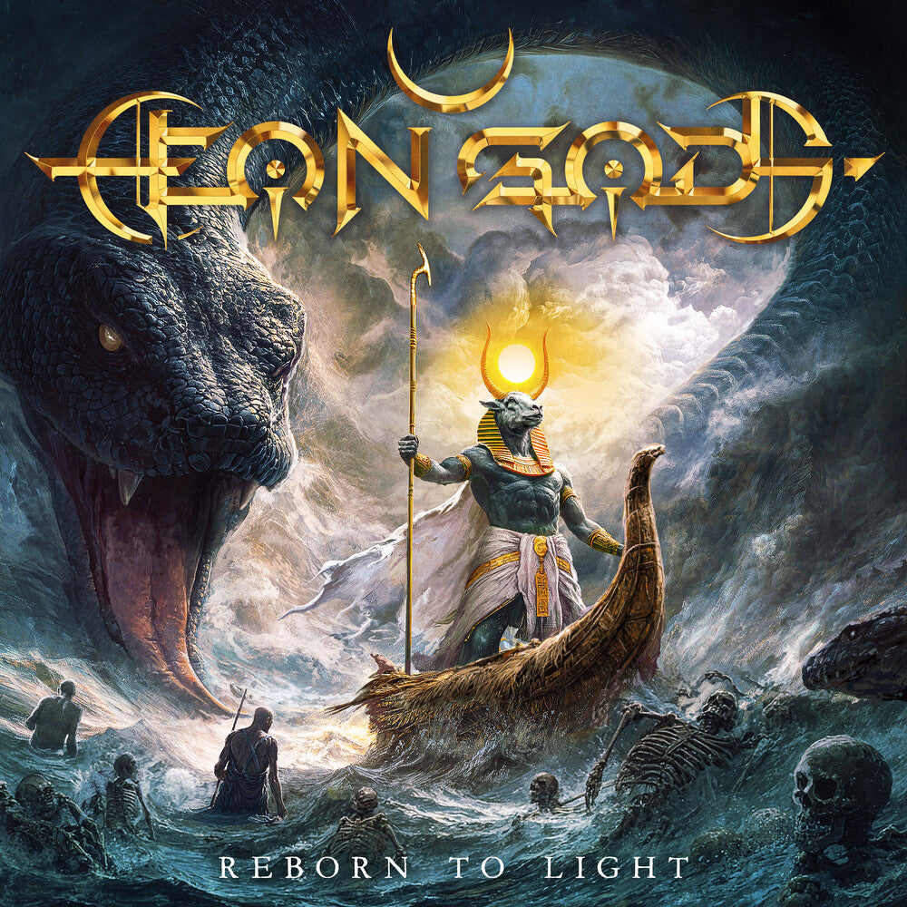 the album cover for Aeon Gods - Reborn To Light [Clear Vinyl] [Limited Edition] (Trq)