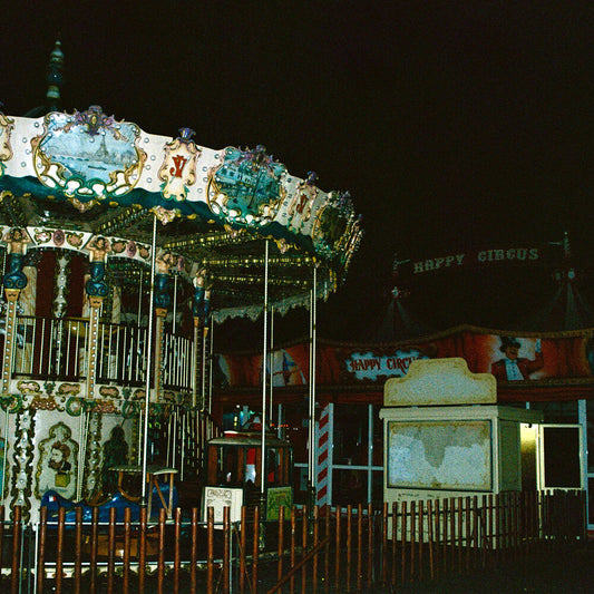 the album cover for Trauma Ray - Carnival [Clear Red]