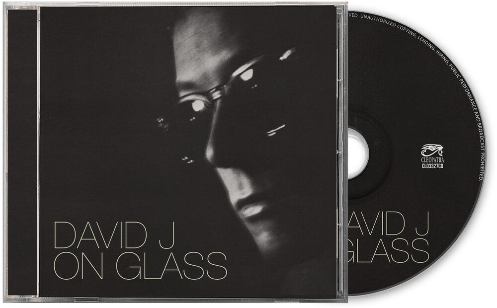 the album cover for David J - On Glass
