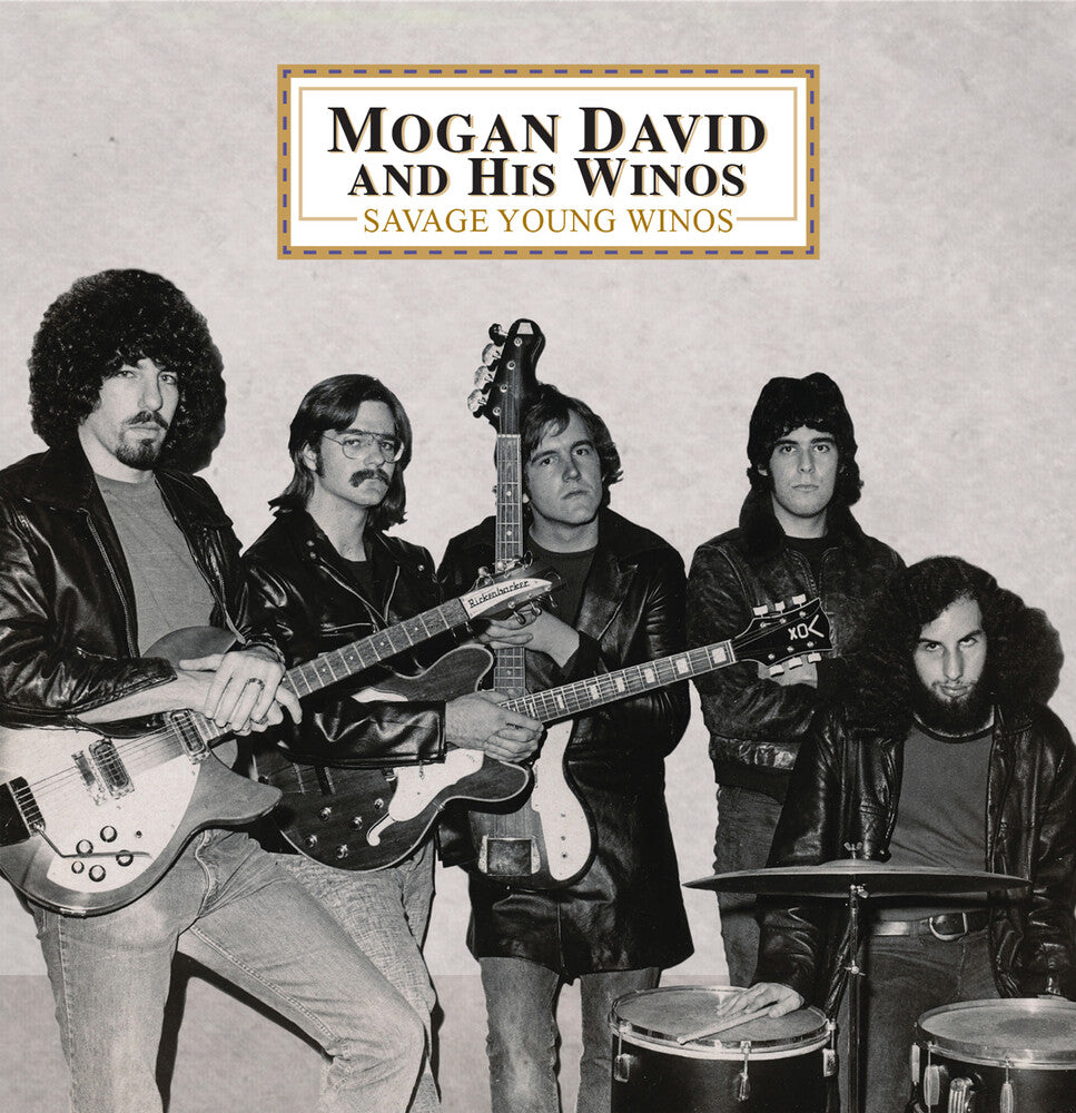 the album cover for David, Morgan & His Winos - Savage Young Winos