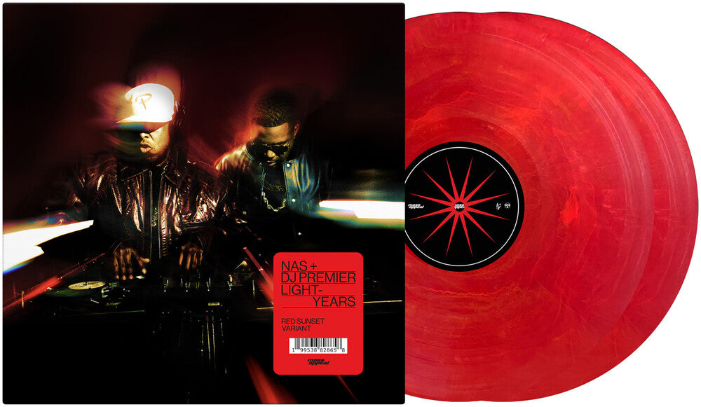the album cover for Nas - Light-Years [Colored Vinyl] (Red)