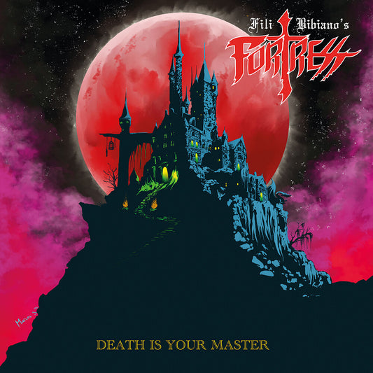 the album cover for Fili Bibiano's Fortress - Death Is Your Master - Purple [Colored Vinyl] (Purp) [Reissue]