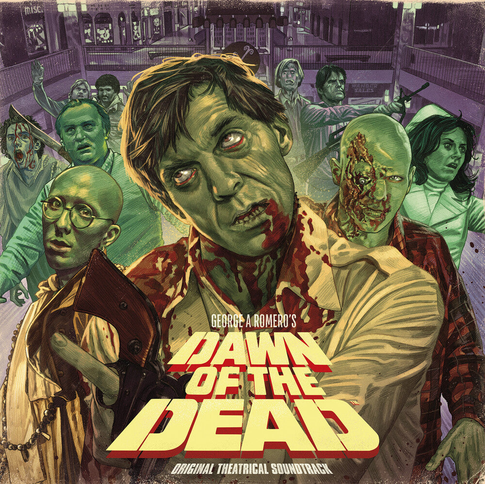 the album cover for Dawn Of The Dead Theatrical Cues - O.S.T. (Colv) - Dawn Of The Dead Theatrical Cues - O.S.T. [Colored Vinyl]