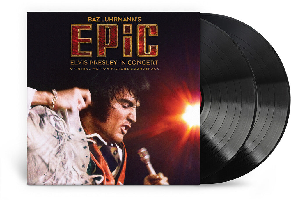 the album cover for Elvis Presley - Epic: Elvis Presley In Concert - O.S.T.