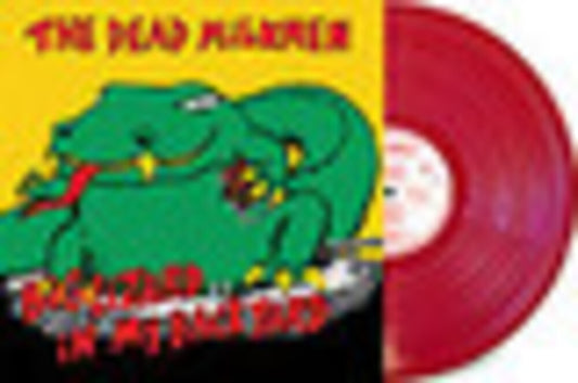 the album cover for Dead Milkmen - Big Lizard In My Backyard [RSD Essentials Bitchin' Camaro Red]