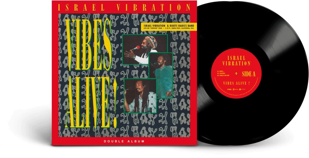 the album cover for Israel Vibration - Vibes Alive [Indie Exclusive] [Indie Exclusive]