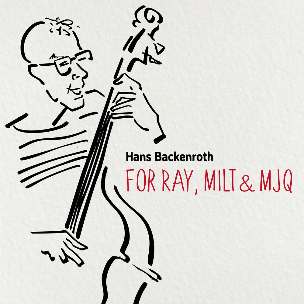 the album cover for Hans Backenroth - For Ray Milt & Mjq