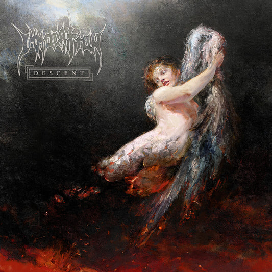 the album cover for Immolation - Descent (Blk) [Colored Vinyl] (Red) (Ylw) (Mrb)