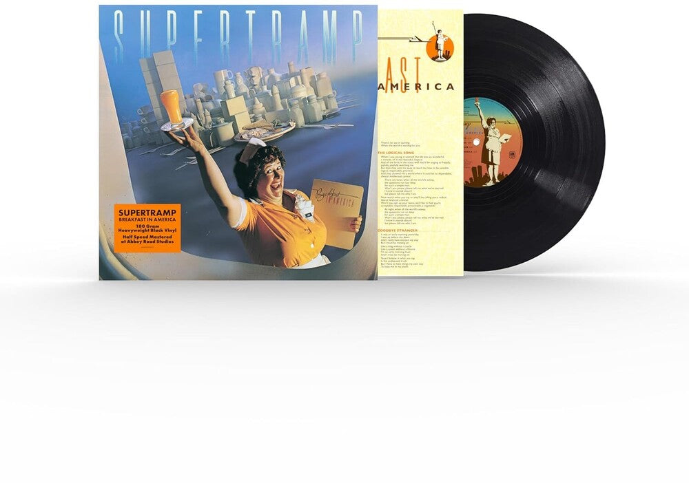 the album cover for Supertramp - Breakfast In America [180 Gram] (Hfsm)