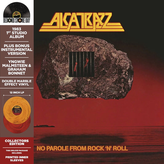the album cover for Alcatrazz - No Parole From Rock 'n' Roll [Colored Vinyl] [Deluxe] [RSD 2026]