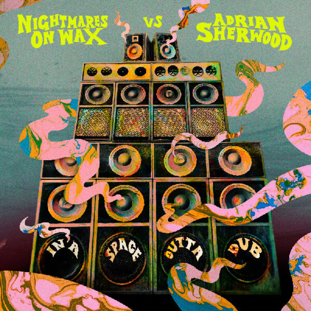 the album cover for Nightmares On Wax Vs Adrian Sherwood - In A Space Outta Dub [Colored Vinyl] (Red)
