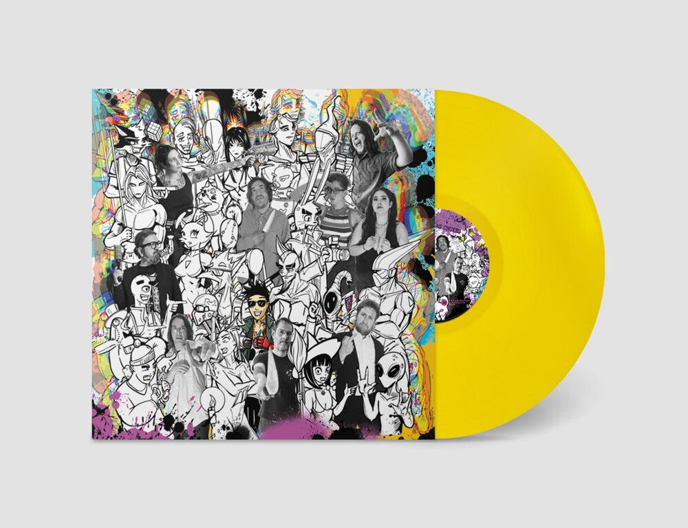 the album cover for Las Cruxes - Las Cruxes [Colored Vinyl] (Ylw)