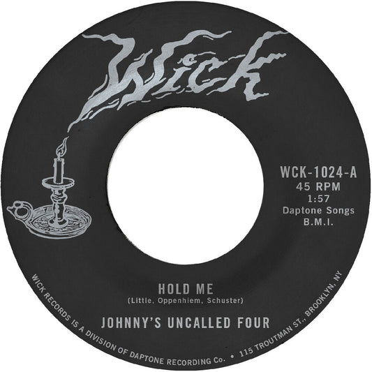 the album cover for Johnny's Uncalled Four - Hold Me B/W Windy And Warm