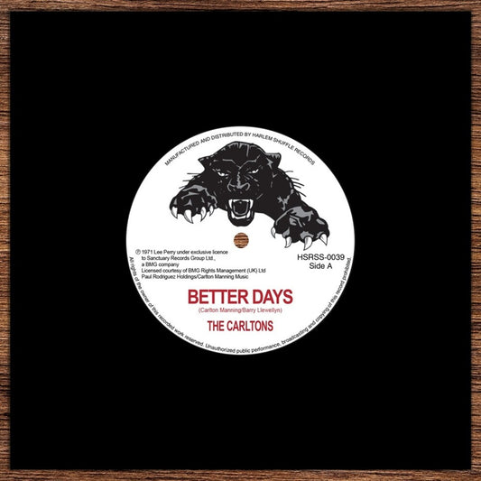the album cover for Carltons / Lee Perry - Better Days / Station Underground News [Reissue]