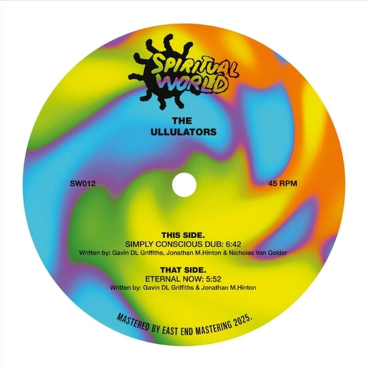 the album cover for Ullulators - Simply Conscious Dub / Eternal Now