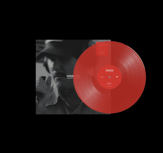 the album cover for Zac Farro - Operator - Live In Studio [Colored Vinyl] (Red)