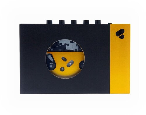 We Are Rewind WE-001-BY1 - Amy - Bluetooth Cassette Player / Recorder - Rechargeable - Black & Yellow