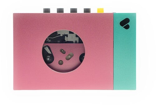 We Are Rewind WE-001-P1 - Edith - Bluetooth Cassette Player / Recorder - Rechargeable - Rose/Teal