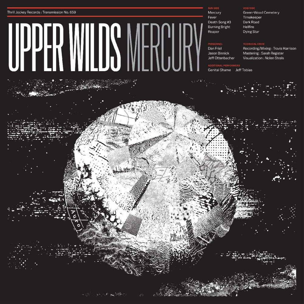 the album cover for Upper Wilds - Mercury [Indie Exclusive] Metallic Silver [Colored Vinyl] (Slv) [Indie Exclusive]