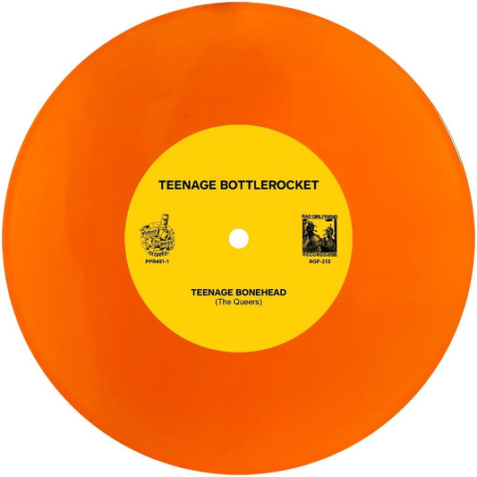 the album cover for Teenage Bottlerocket & the Queers - Split Single