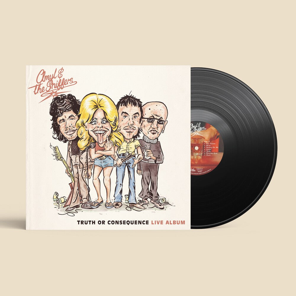 the album cover for Amyl & The Sniffers - Truth Or Consequence [Black]