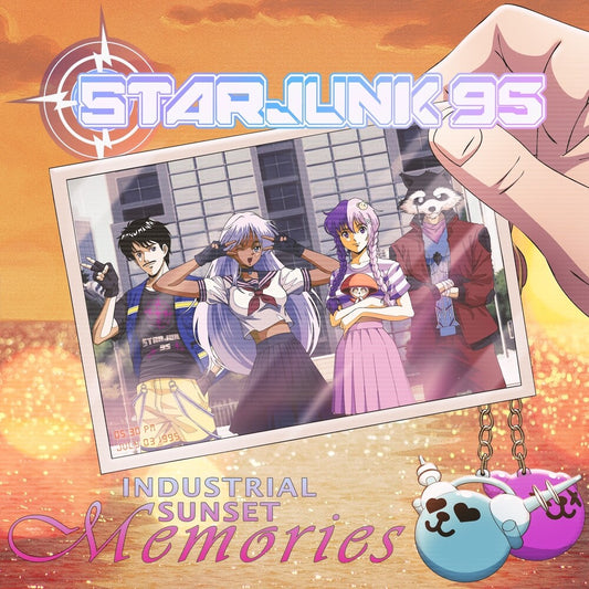 the album cover for Starjunk 95 - Industrial Sunset Memories [Colored Vinyl]