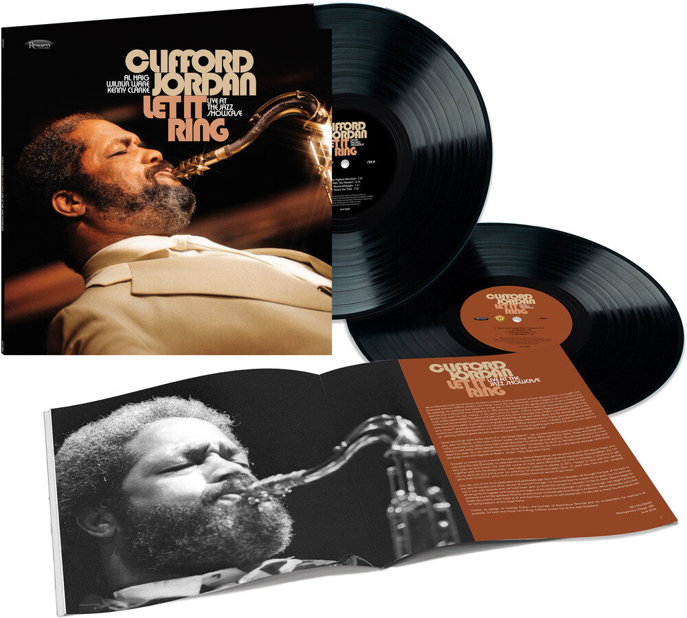 the album cover for Clifford Jordan - Let It Ring: Live At The Jazz Showcase [RSD BF 2026]