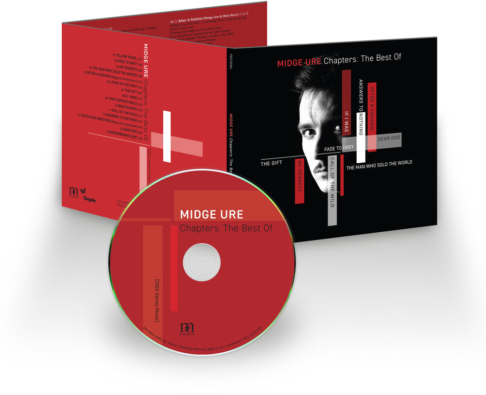the album cover for Midge Ure - Chapters: Best Of - 2026 Stereo Mixes