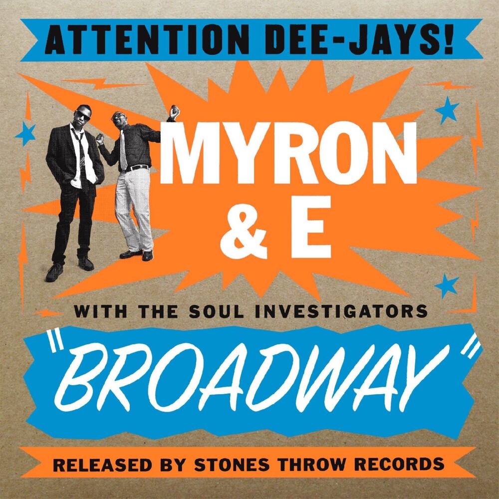 the album cover for Myron & E - Broadway - Gold [Colored Vinyl] (Gol) [Reissue]