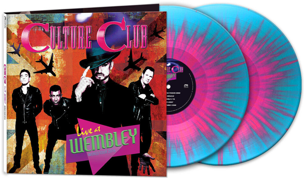 the album cover for Culture Club - Live at Wembley: World Tour 2016 [Blue / Pink Splatter]