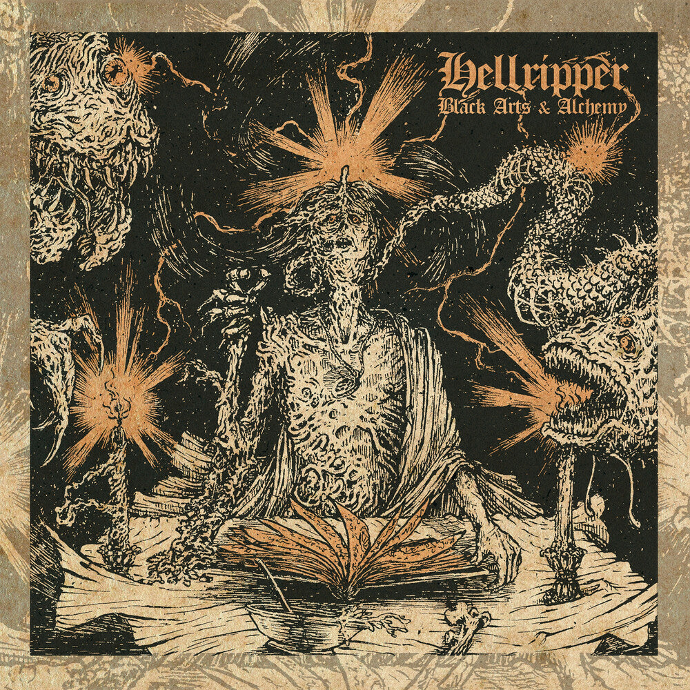 the album cover for Hellripper - Black Arts & Alchemy