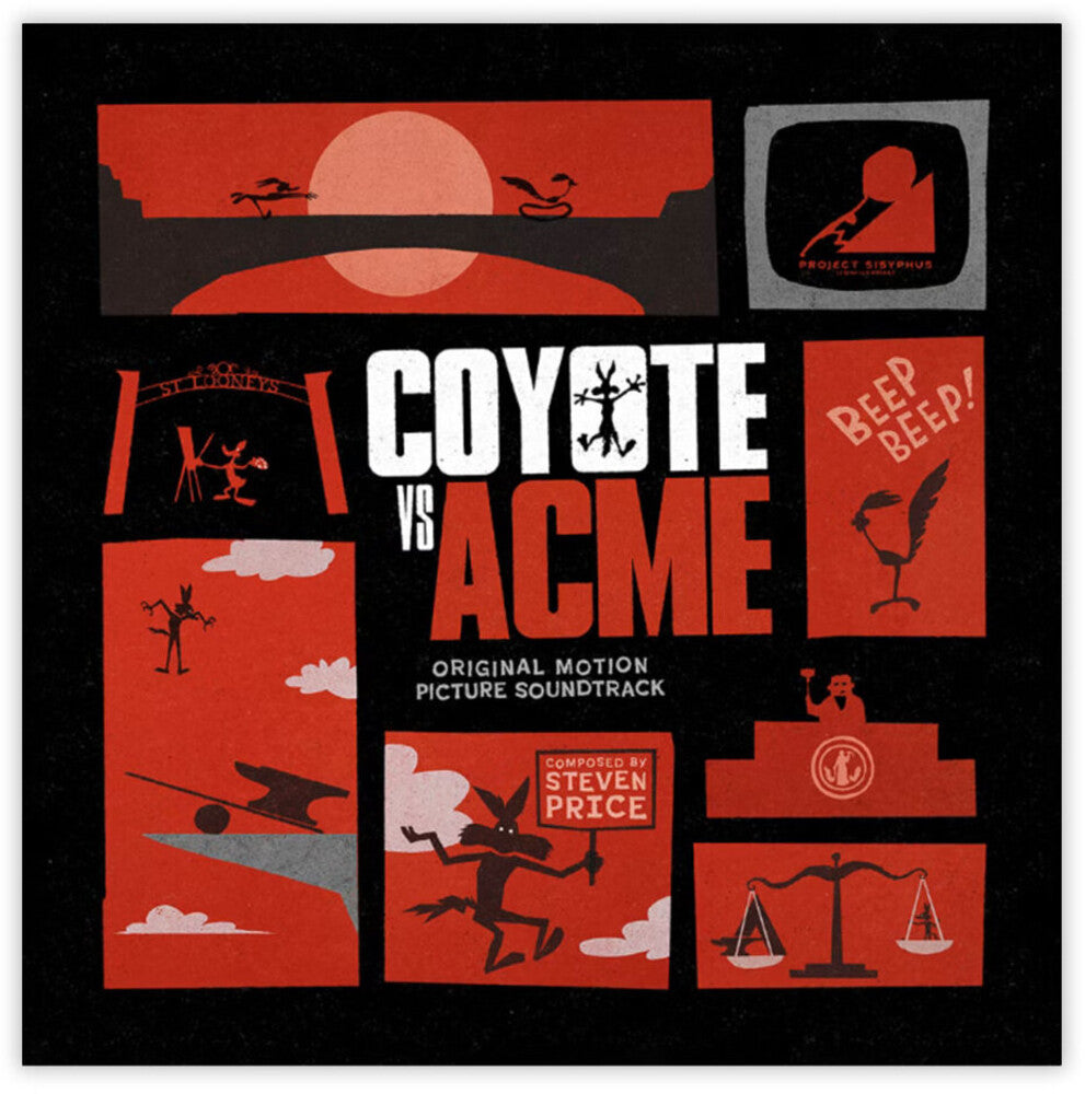 the album cover for Steven Price  (Ogv) - Coyote Vs. Acme [180 Gram]