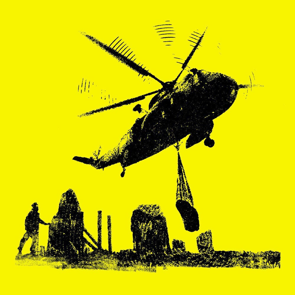 the album cover for Mogwai - Happy Tears [Black/Yellow]