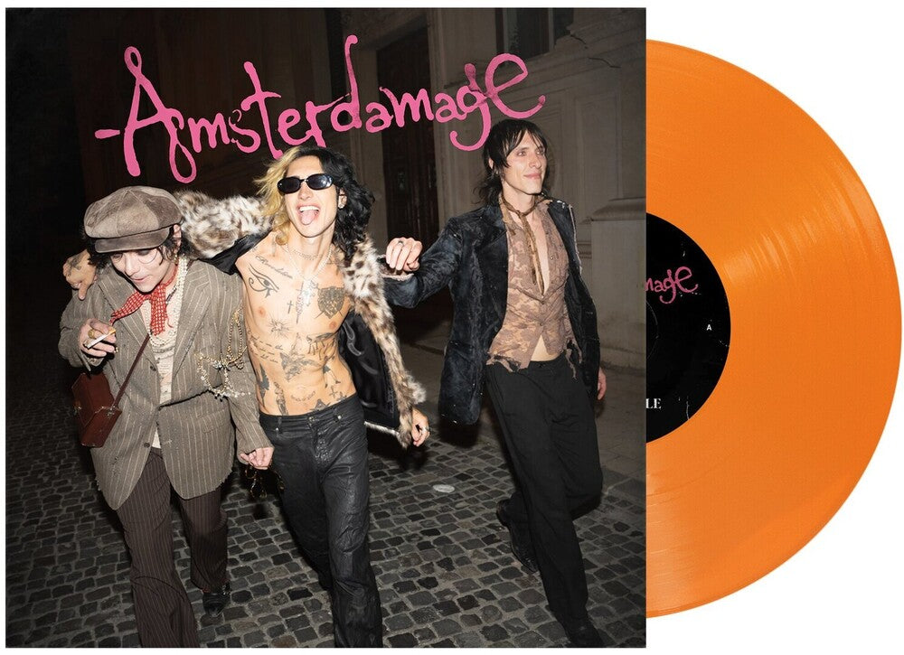 the album cover for Palaye Royale - Amsterdamage [Indie Exclusive Opaque Orange]